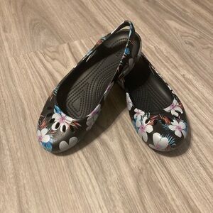 Women’s floral Crocs